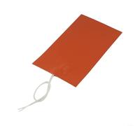 Coussin chauffant pour réservoir d'eau pour camping-car avec thermostat contrôle automatique en silicone et protection antigel 230 x 130 mm Motif fibre de carbone