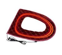 Coussin chauffant pour siège de toilette, chauffage réglable à 5 niveaux, coussin de siège de toilette avec minuterie - Design branché pour temps froid, soins aux personnes âgées, salle de bain