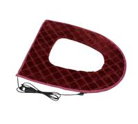 Coussin chauffant pour siège de toilette - Coussin chauffant réglable sur 5 niveaux, housse de siège de toilette avec minuterie, chaleur confortable pour le temps froid, soins aux personnes âgées