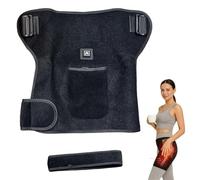 Coussin chauffant pour soulager la douleur à la hanche, coussin chauffant pour hanche avec lumière rouge, attelle chauffante pour femmes et hommes avec 3 réglages de chaleur, USB portable pour plus d