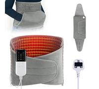 Coussin Chauffant pour Soulager les Maux de Dos, Coussin Chauffant Électrique avec 10 Températures Et 4 Réglages de Minuterie, Coussins Chauffants Lavables en Machine avec Poche pour Le Cou Abdominal