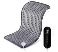 Coussin Chauffant pour Soulager les Maux de dos, Coussins Chauffants King Size pour le Cou, les épaules, les Crampes, Coussin Chauffant Portable avec 6 Réglages de Chaleur,17"x33"/43 * 84cm