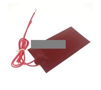 Coussin chauffant rectangulaire flexible en silicone 110 V AC 100 x 120 mm 35 W for réservoir d'huile d'imprimante 3D