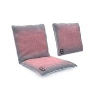 Coussin chauffant sans fil -Couvre-siège -2 intensités -2 faces chauffantes | Dimensions: 42x42 cm - 90 min. d'autonomie - Lavable en machine - Se déplie en couvre-siège - Protection contre la surchauffe