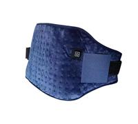 Coussin chauffant sans fil pour la taille et le bas du dos, réchauffeur de chaleur pour soulager la douleur, 3 niveaux réglables pour les crampes et le cou (bleu marine)