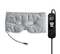 Coussin Chauffant Sinus - Masque Chauffant Sans Fil Rechargeable USB à Plusieurs Intensités,Couvre-Yeux Apaisant - Idée Cadeau Femme Homme Voyage Avion Nuit Hôtel Maison Insomnie