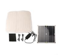 Coussin chauffant solaire pour animaux de compagnie pour la chaleur par temps froid, alimenté par l'énergie solaire sans coûts d'électricité pour chiens, chats et petits animaux