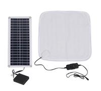 Coussin chauffant solaire pour chiens, lit pour chien chauffé à l'énergie solaire, Lit chauffant pour chat 100 W, Coussin thermique extra chaud pour animaux de compagnie, coussin chauffant imperméable