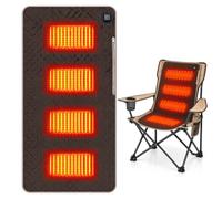 Coussin chauffant USB, 45 x 90 cm, coussin chauffant électrique, 3 modes de chauffage, coussin chauffant électrique, pliable, lavable, pour blanchiment en extérieur, pêche, camping