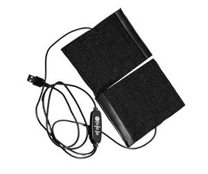 Coussin chauffant USB électrique : tapis chauffant compact, contrôle de température flexible, relaxation et temps froid | Thérapie de chauffage douce, support pour muscles, articulation