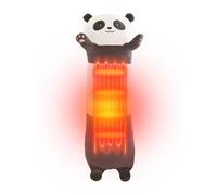 Coussin chauffant USB en peluche avec 5 niveaux de température | Oreiller chauffant en peluche avec minuterie | à pattes longues en fibre synthétique 2-10h pour grenouille P