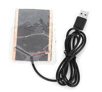 Coussin Chauffant USB Film Électrique en Fibre de Carbone Pieds Chauffants Vêtements Siège Chauffe Animal Reptiles et Amphibiens Tapis Tissu à Température Réglable Élément Portable Rechargeable