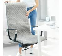 Coussin chauffant USB for chaise de bureau,grande surface de chauffe de 50x126cm,housse de siège chauffante, coussin chauffant thérapeutique,for chaise,canapé,fauteuil,camping,voyage(Gray)