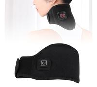 Coussin Chauffant USB pour le Cou, Attelle Chauffante sans Fil, Support de Collier Cervical avec Température de Chaleur Réglable, Doublure, Crochet de Fixation, étanchéité