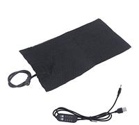 Coussin chauffant USB pour le cou et les épaules |4 réglages de chaleur et minuterie |Chauffage portable en fibre de carbone pour le confort des maux de dos/bureau/voyage |Lavable