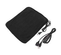 Coussin chauffant USB, tapis de soulagement chaud Tapis de chaleur confortable Pad thermique doux avec arrêt automatique multi-niveau Temp Microplush pour épaule cou taille arrière (Noir)