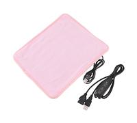 Coussin chauffant USB, tapis de soulagement chaud Tapis de chaleur confortable Pad thermique doux avec arrêt automatique multi-niveau Temp Microplush pour épaule cou taille arrière (Rose)