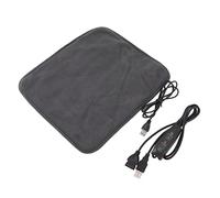 Coussin chauffant USB, tapis de soulagement chaud Tapis de chaleur confortable Pad thermique doux avec arrêt automatique multi-niveau Temp Microplush pour épaule cou taille arrière (Gris foncé)