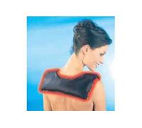 Maximex Coussin de nuque en mousse, passe au micro-ondes, chaleur bienfaisante contre les tensions, Forme spéciale, Dimensions (l x h x p) : 30,5 x 1 x 29 cm