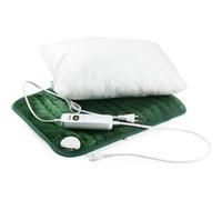 DOMO Coussin chauffant DO638K 30x40 cm 100W, 3 niveaux, chauffe rapide, arrêt auto, vert