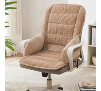 Coussin Chauffé Avec 3 Niveaux De Chaleur, Chauffage USB Pour Sièges Épaissis, Appuie-tête Amovible Main Courante Pour Chaise À Manger À La Maison (Khaki)