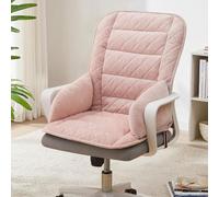 Coussin Chauffé Avec 3 Niveaux De Chaleur, Chauffage USB Pour Sièges Épaissis, Appuie-tête Amovible Main Courante Pour Chaise À Manger À La Maison (Gris Pink)