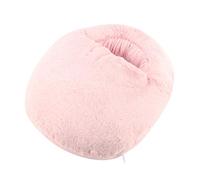 Coussin chauffe-pieds électrique USB en peluche avec technologie de chauffage à l'absinthe pour l'hiver à la maison et au bureau, doux, amovible, léger, rose, bleu, gris (Rose)