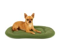 Coussin Chien - Coussin Chat - 45x33x3cm - Idéal pour Chihuahua, Yorkshire Terrier, Spitz Nain, Caniche Toy & Bichon Maltais - Flamingo Coussin Firenze Ovale Vert