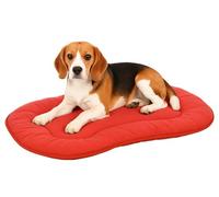 Coussin Chien - Coussin Chat - 65x43,5x3cm - Idéal pour Border Terrier, Jack Russell Terrier, Cairn Terrier, Boston Terrier & Carlin - Flamingo Coussin Firenze Ovale Rouge