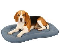 Coussin Chien - Coussin Chat - 65x43,5x3cm - Idéal pour Border Terrier, Jack Russell Terrier, Cairn Terrier, Boston Terrier & Carlin - Flamingo Coussin Firenze Ovale Bleu