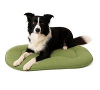 Coussin Chien - Coussin Chat - 71x51x3cm - Idéal pour Cocker Spaniel, Beagle, Shetland Sheepdog, Shiba Inu & Whippet - Flamingo Coussin Firenze Ovale Vert