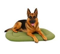 Coussin Chien - Coussin Chat - 97x61x3cm - idéal pour Labrador Retriever, Golden Retriever, Berger Allemand, Rottweiler & Dobermann - Flamingo Coussin Firenze Ovale Vert