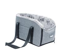 Coussin Chien Voiture, Siège Sécurité Auto pour Chien & Chat, Chien Voiture Console Centrale, Siège D'appoint pour Chien Pliable pour Le Voyage, Siège Rehausseur pour Chien Lavable pour Chiens Chats