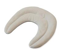 Coussin compartimenté tour de cou aux graines - Noyaux de cerises - Coussin thermique pour la nuque - Coussin cervicales (Design: écru)