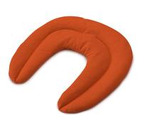 Coussin compartimenté tour de cou aux graines - Noyaux de cerises - Coussin thermique pour la nuque - Coussin cervicales (Design: orange)