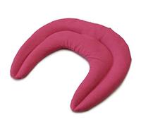 Coussin compartimenté tour de cou aux graines - Pépins de raisins - Coussin thermique pour la nuque (Design: fuchsia)