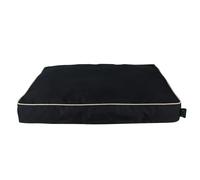 Coussin confort carré pour chien Nobby Pet Eco Esat Noir 80x60x10 cm