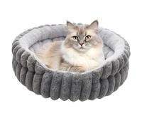 Coussin confortable en forme de donut pour animal de compagnie, coussin de sommeil chaud, point de repos doux pour extérieur, voyage, hiver, maison, , zone de confort, 50 x 50 x 15 cm