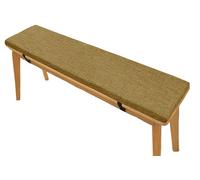 Coussin confortable pour banc de cuisine, jardin, salle à manger, 5 cm d'épaisseur, doux, durable, antidérapant (café, 140 x 40 x 5 cm)