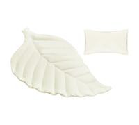 Coussin confortable pour nouveau-né - Accessoire photo en forme de feuille - Pour un beau début avec un design sûr et réaliste - Aide photo de bébé à la maison