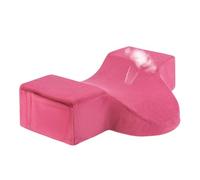 Coussin contour pour le soutien des extensions de cils - Design ergonomique du col de l'utérus avec modèles latéraux pour le confort du dos pendant la transplantation de cils dans le salon ou