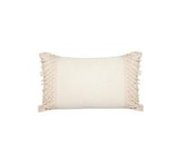 Coussin coton Macra - Ivoire - 30 x 50 cm