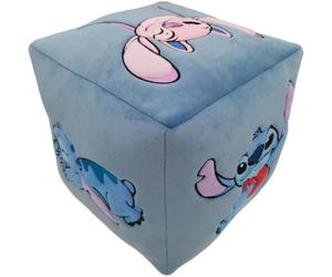 Coussin Cube LILO & STITCH, Microfibre, Dimension 25 x 25 x 25 cm, Disney