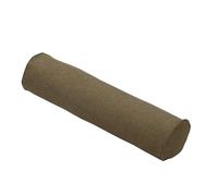 Coussin cylindrique pour canapé, accoudoir rond, support de tête de lit, extension de lit, protection amovible pour table de nuit (100 x 20 cm, kaki) confort et style