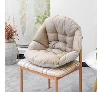 Coussin D’Assise, Coussin De Chaise De Bureau, Coussins De Chaise De Bureau pour Bac Et Butt, Coussin D’Assise Mono-fermé Semi-fermé, Coussins D’assi, Khaki, 17.7 * 18.8 * 18.8inch
