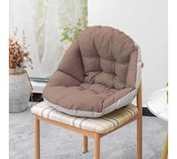 Coussin D’Assise, Coussin De Chaise De Bureau, Coussins De Chaise De Bureau pour Bac Et Butt, Coussin D’Assise Mono-fermé Semi-fermé, Coussins D’assi, Brown, 17.7 * 18.8 * 18.8inch