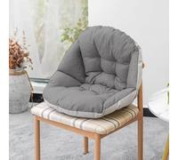 Coussin D’Assise, Coussin De Chaise De Bureau, Coussins De Chaise De Bureau pour Bac Et Butt, Coussin D’Assise Mono-fermé Semi-fermé, Coussins D’assi, Grey, 17.7 * 18.8 * 18.8inch