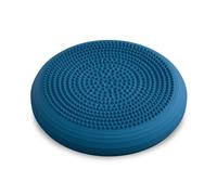 Coussin d’Équilibre, Disque d’Équilibre 34 cm Hop-Sport avec Picots de Massage, Coussin de Stabilité Antidérapant, Max 100 kg, Bleu