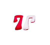 Coussin D'accouchement D'allaitement Usages Multiples Rose Carreaux - Rouge