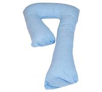 Coussin D'accouchement Pre/Post Natal Bleu Carreaux